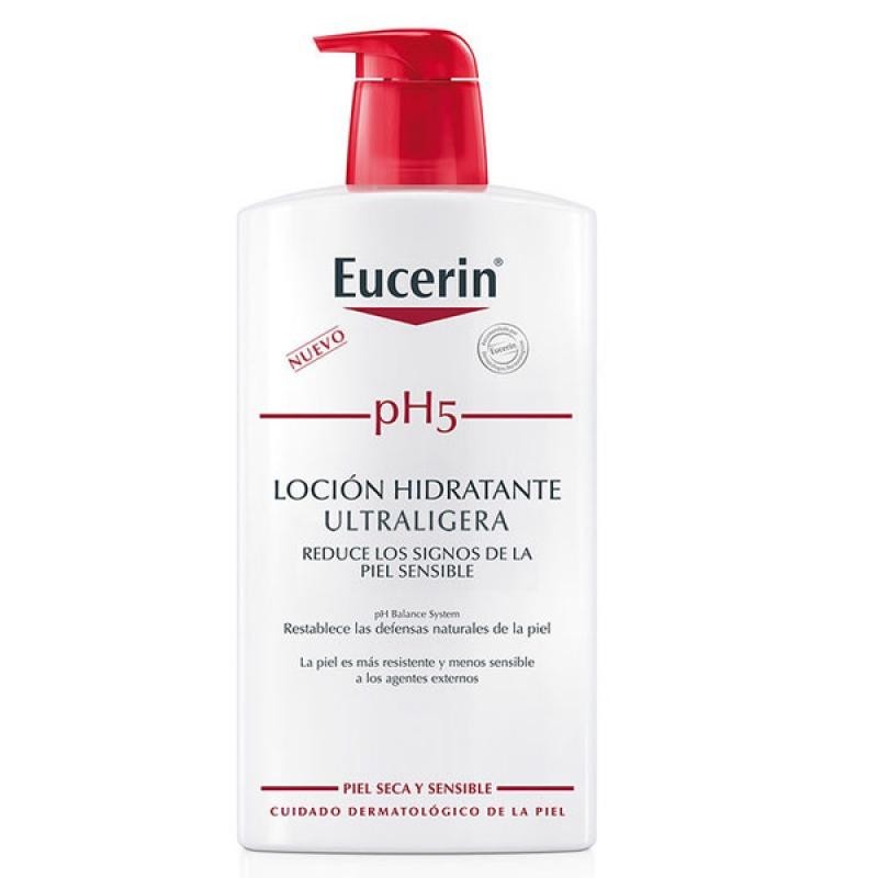 Eucerin pH5 Loção Hidratante Ultra-Leve, 1L.