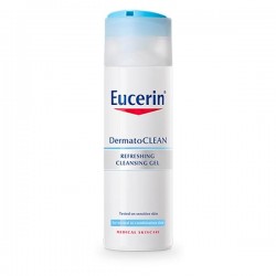 Eucerin DermatoClean Gel de Limpeza Facial Refrescante, 200ml