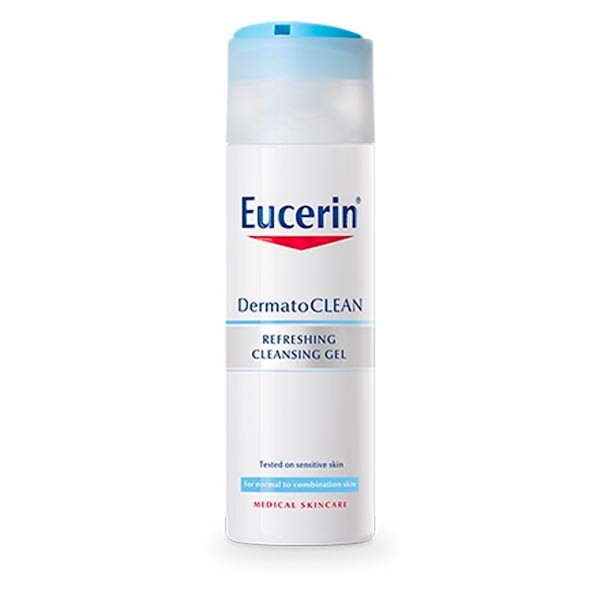 Eucerin DermatoClean Gel de Limpeza Facial Refrescante, 200ml