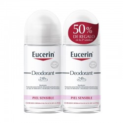 Eucerin Desodorante Roll-on, 2 x 50 ml