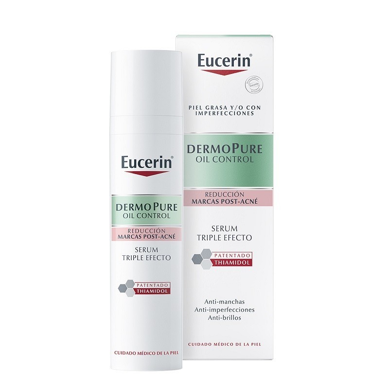 Eucerin dermopure oil control soro de efeito triplo, 40ml