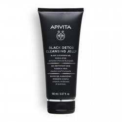 Apivita Black Detox Gel Limpiador, 150ml.