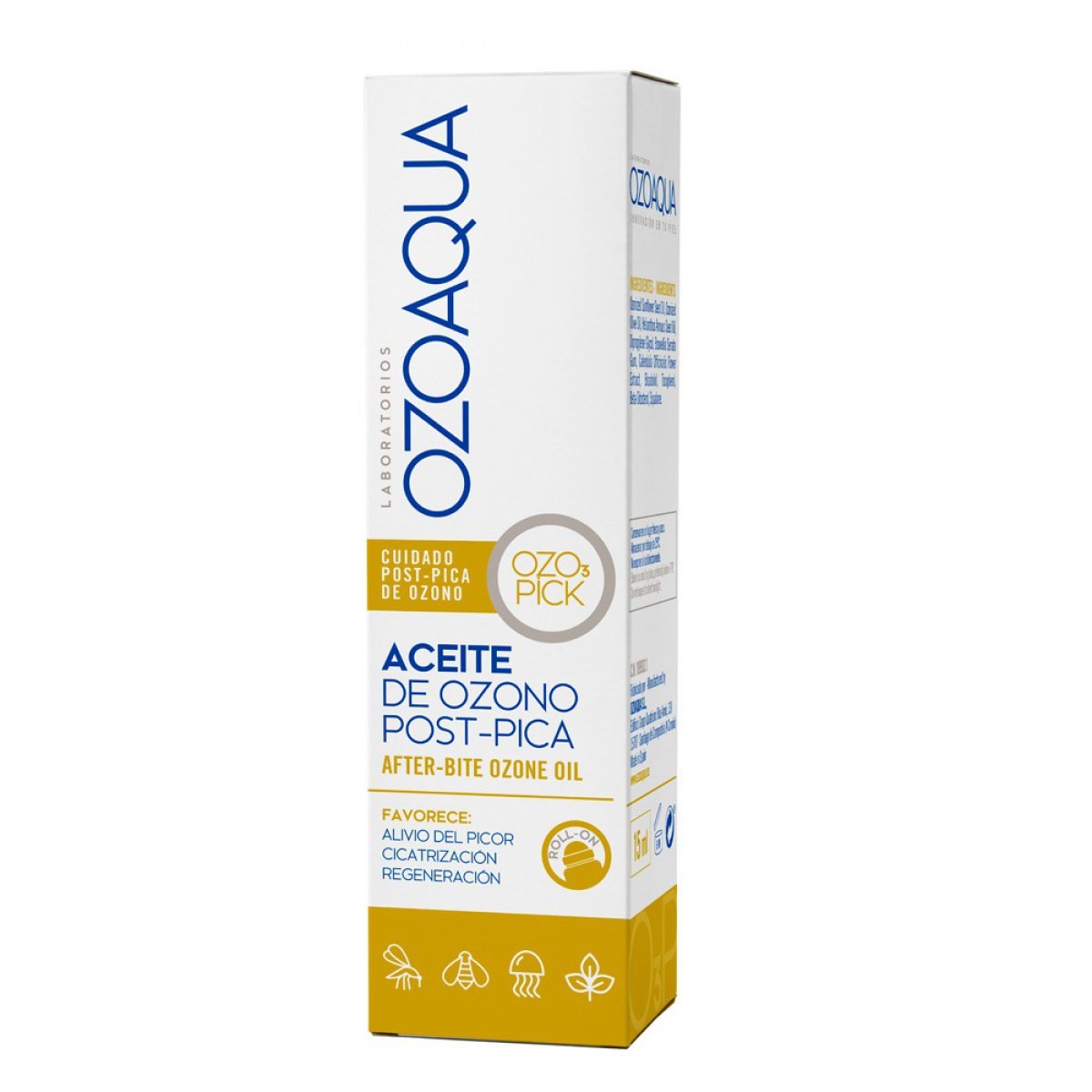 Ozoaqua Post-Pica Óleo de Ozônio, 15 ml