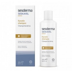 Seskavel Shampoo Queratina, 200 ml.