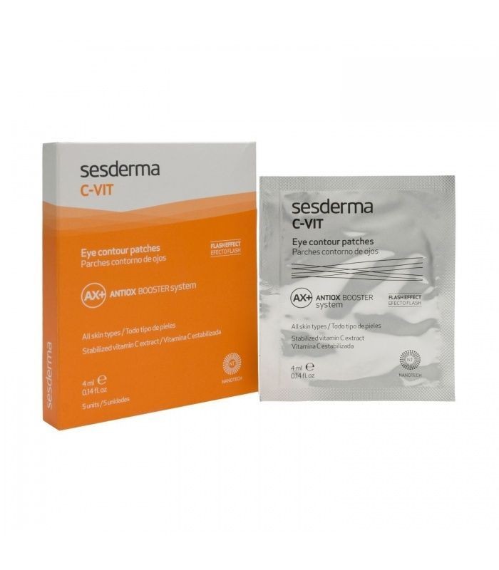 Adesivos de contorno ocular C-VIT. 5 patches