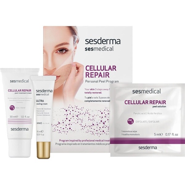 Sesderma Reparação Celular Peeling Pessoal. 15ml+30ml+4 toallitas