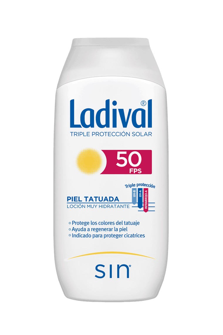 Ladival Pele Tatuada FPS50, 200ml.