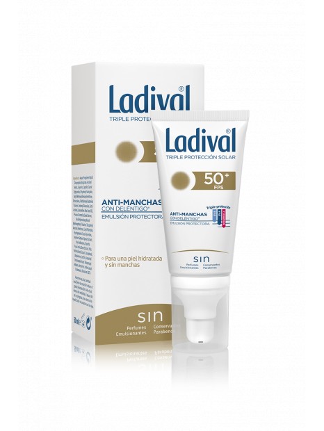 Ladival Antimanchas SPF50+ Emulsão, 50ml.