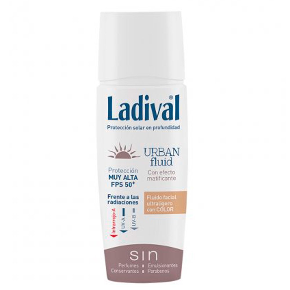 Ladival Urban Fluid SPF50+ Ultraligero Facial COLOR, 50ml.