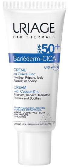 Uriage Bariederm Cica-Creme FPS50+, 40ml.