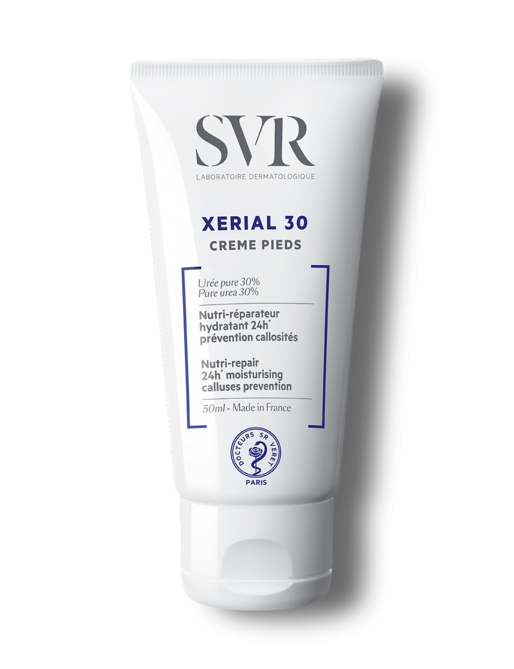 SVR Xerial 30 Creme para os pés, 50ml.