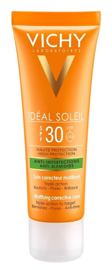 Vichy Ideal Soleil FPS30 Antimanchas, 50ml.