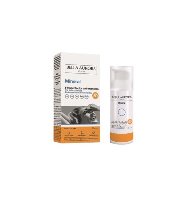 Bella Aurora mineral fotoprotetor antimanchas FPS 50, 50 ml