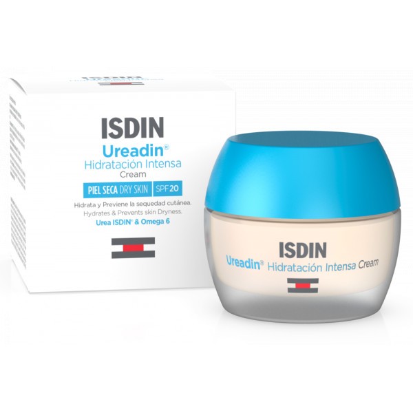 Ureadin Creme Facial de Hidratação Intensa FPS20, 50ml