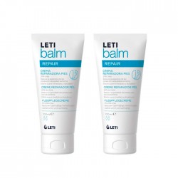 Letibalm duplo Creme Reparador de Pés, 2x100 ml