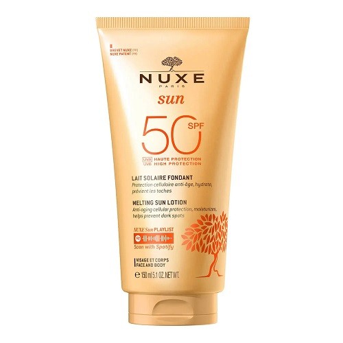 Nuxe Sun High Protection Creme Solar Derretimento FPS50+, 150 ml