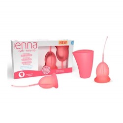 Enna Cycle Easy Cup copo menstrual tamanho L, 2 peças