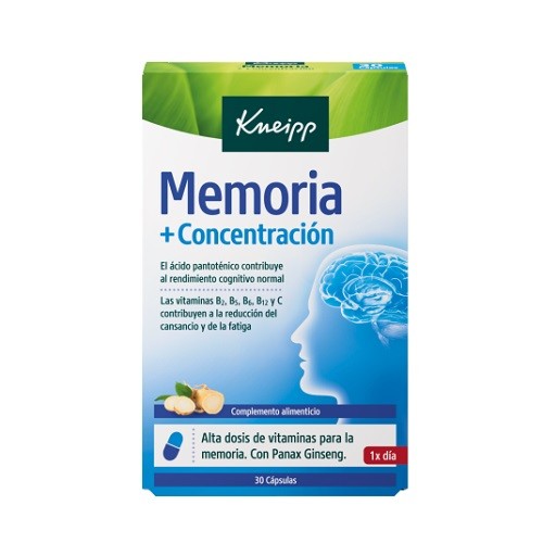 Kneipp Memory & Concentração, 30 Cápsulas