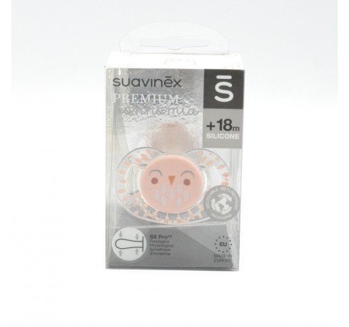 Suavinex Premium Chupeta Fisiológico Teto de Silicone 6-18m, 1Pc.