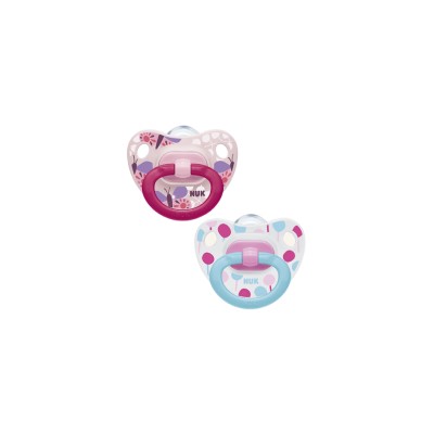 Chupeta Nuk assinatura 0-6 meses, silicone