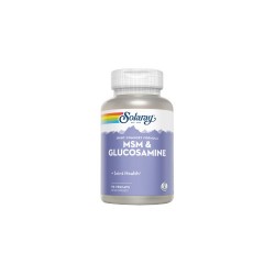 Solaray MSM & Glucosamina, 90 Cápsulas Vegan