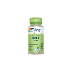 Solaray Kelp 550 mg, 100 cápsulas vegetais