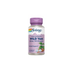 Solaray Wild Yam, 60 cápsulas veganas