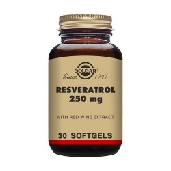 Solgar Resveratrol 250 mg. 30 Cápsulas gelatinosas.