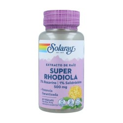 Solaray Super Rhodiola, 60 cápsulas veganas