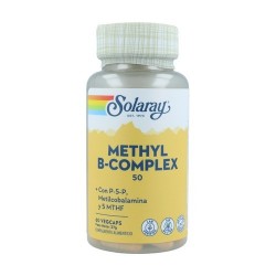Solaray Methyl B-Complex 50, 60 cápsulas vegetais