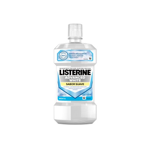 Listerine Advanced branco suave, 500 ml