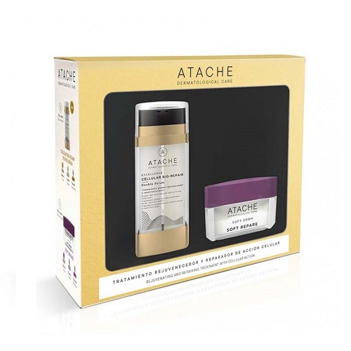 Pacote de ação de células de atache: Excelente soro celular BIO-repair + creme de reparo macio