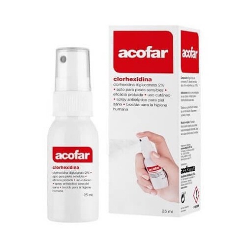 Acofar Digluconato de Clorexidina 2% Spray, 25 ml