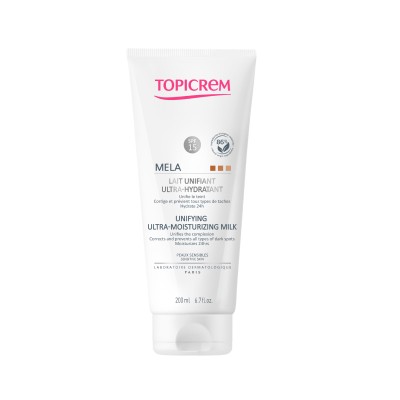 Topicrem MELA Leite Unificador Ultra-Hidratante, 200 ml