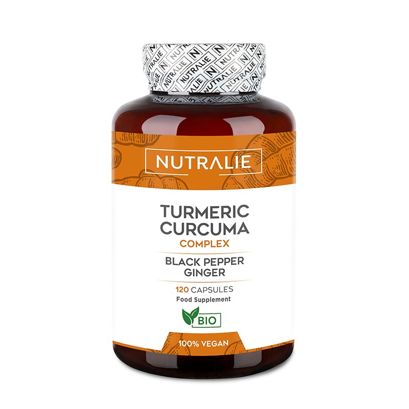 Cúrcuma tumeric Nutralie, 120 cápsulas