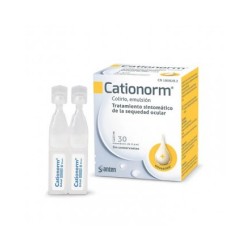 Santen Cationorm colírio emulsão, 30 gotas de dose única