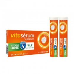 Apiserum Vitaserum Forte Defenses, 30 comprimidos efervescentes.