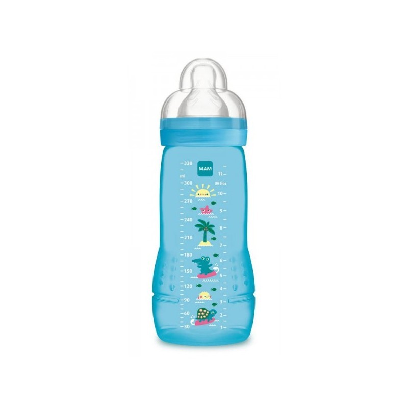 MAM Biberón Easy Active Baby Bottle Azul 330 ml