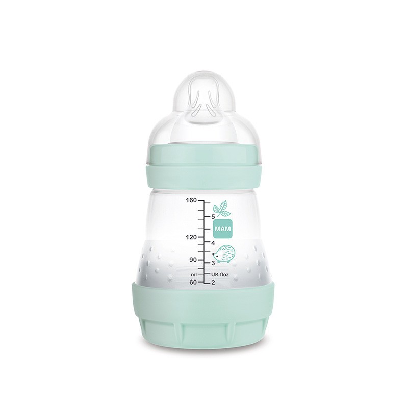 MAM Biberón Anti-Colic MATT - Azul +0M, 160 ml