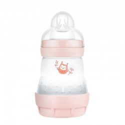 MAM Biberón Anti-Colic MATT - Rosa +0M, 160 ml