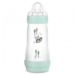 MAM Biberón Anti-Colic MATT - Azul +4M, 320 ml