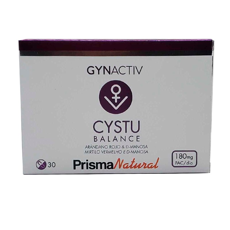 Prisma Natural Gynactiv Cystu Balance 180 mg, 30 cápsulas