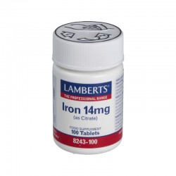 LAMBERTS Ferro 14 mg, 100 comprimidos.