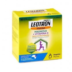 Leotron Energy & Vitality Magnésio + Vitamina D, 30 Sachês Orodispersíveis