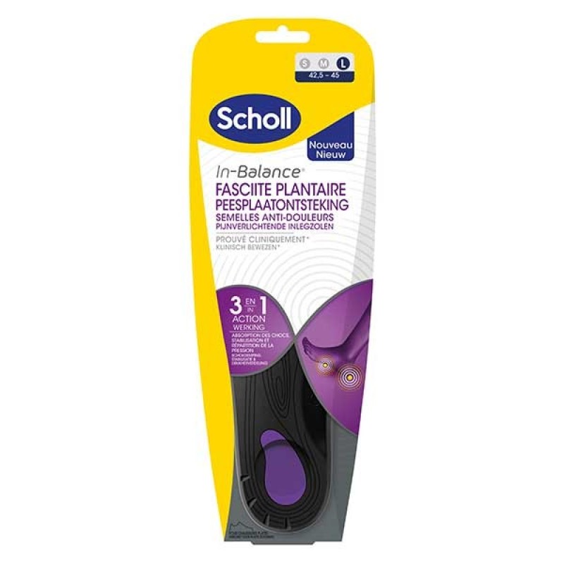 Palmilha de Fascite Plantar Scholl L