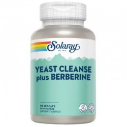 Solaray Plus Yeast Cleanse+9 Berberine 90 vegcaps