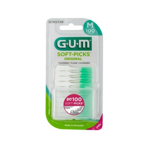 GUM Soft Picks Cepillos Interdentales Regular, 100U.