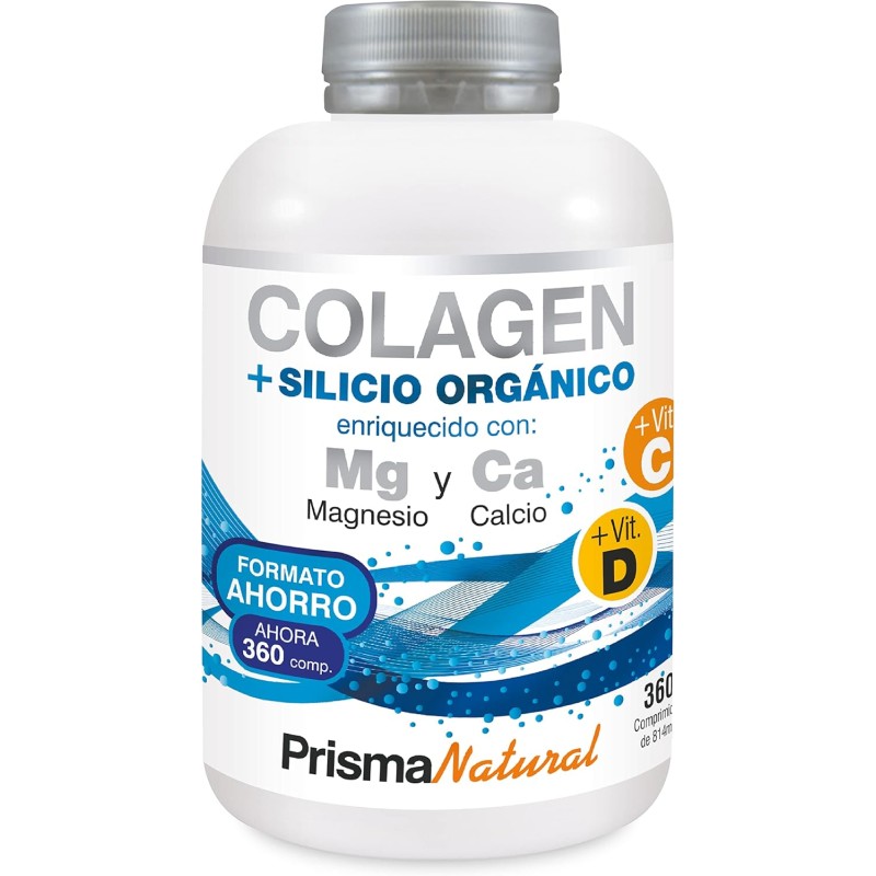 Prisma Colágeno Natural + Silicone Orgânico, 360 comprimidos.