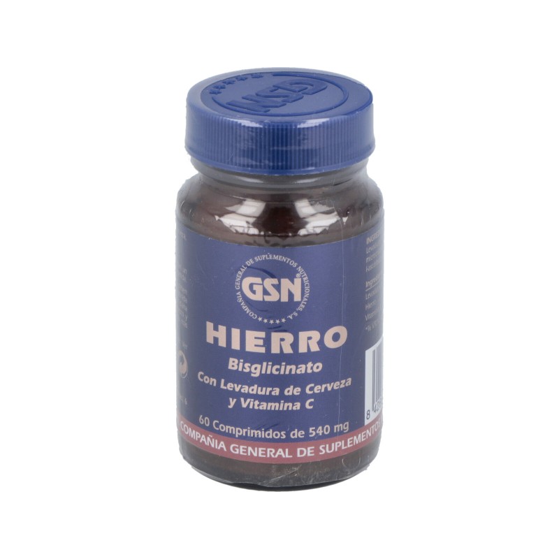 GSN Ferro com Vitamina C, 60 Comprimidos