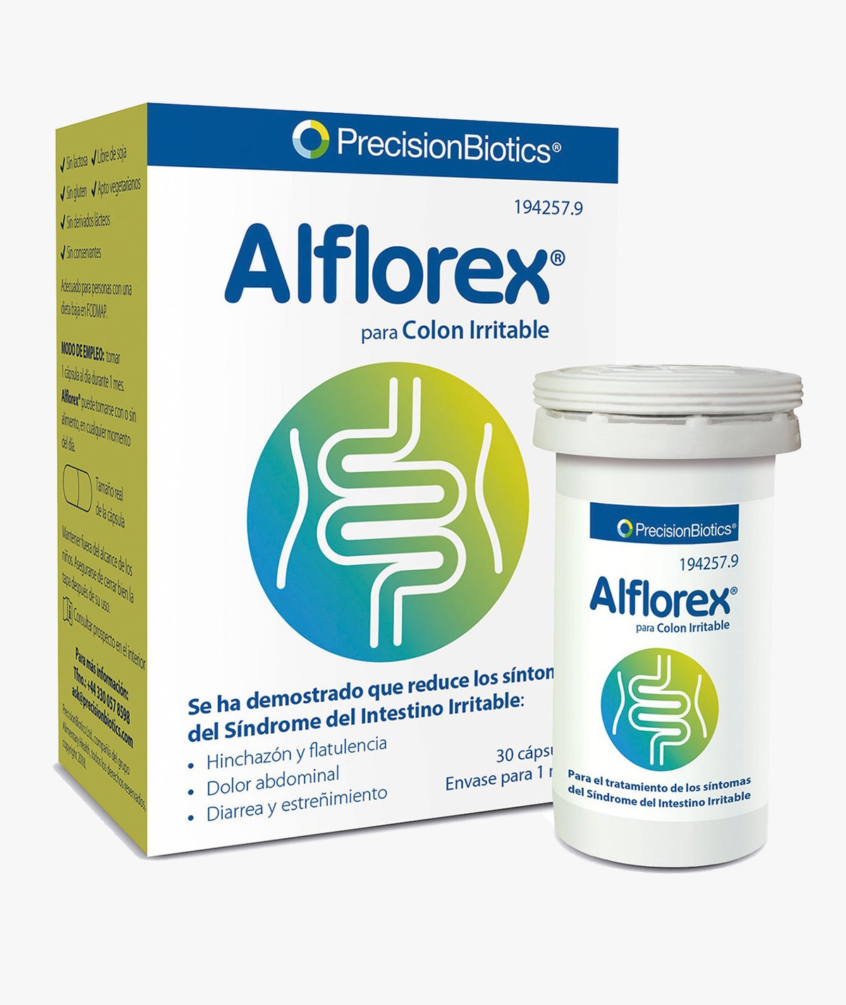 Alflorex, 30 cápsulas.